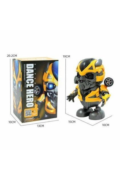 Robot Dance Hero Bumble Bee Işıklı Dans Eden Transfo