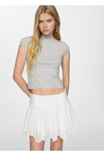 Short-Sleeved Knitwear T-Shirt