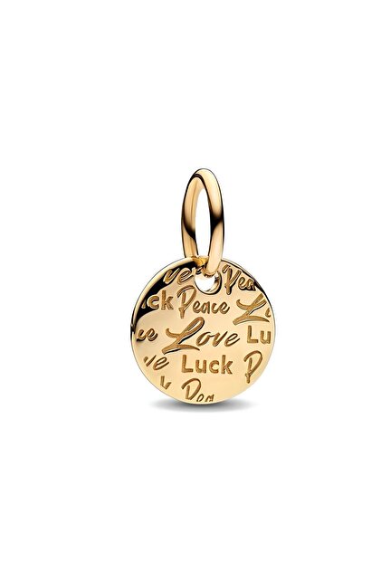 Gümüş Me Luck Love Şans Aşk Charm