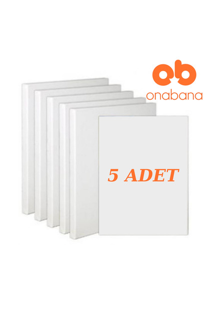 Küçük Resim Tuvali 5'li 20x20 Arkadan Zımbalı