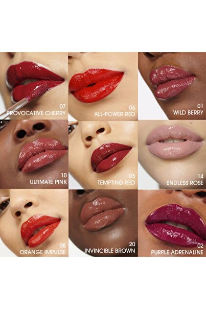 Sephora Glossed Vinyl Dudak Parlatıcısı - 06 All-powerful Red