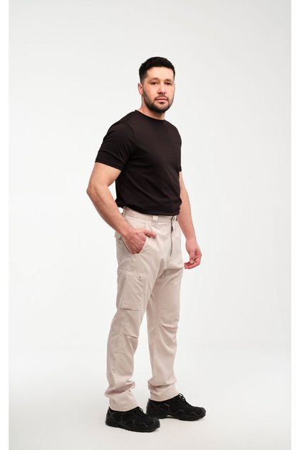 Outdoor Pants – Hit Model, Sand Beige, Flexible and Breathable