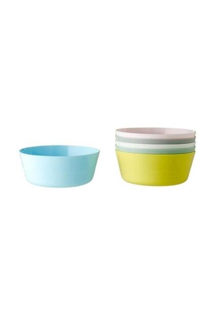 Plank Bowl Set Pastel Tones 6 Pieces