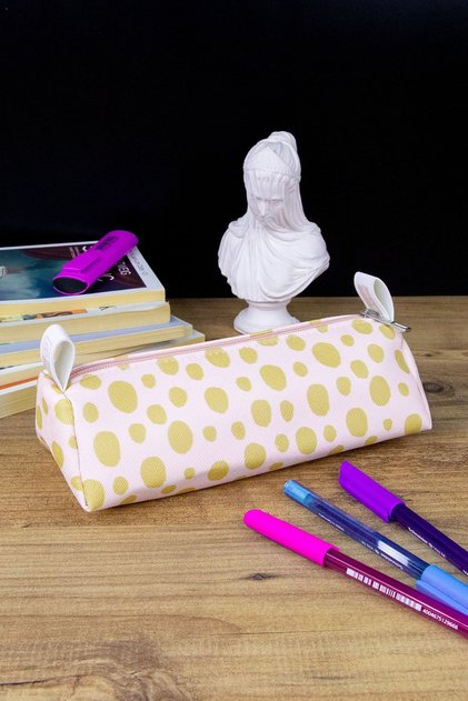 Pencil Case Pastel Colors Vegan Leather (PEN and MAKEUP BAG)