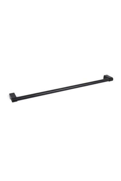Arwino Black 80 Cm Length In-Cabinet Pipe Hanger Pipe Stainless 2 Pieces Flange Screws