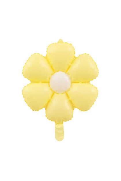 Best Daisy Foil Balloon Macaron Yellow 75 cm
