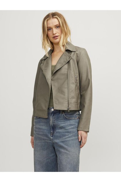 Lederoptik'te Bikerjacke Jxgail Lederoptik'te Bikerjacke