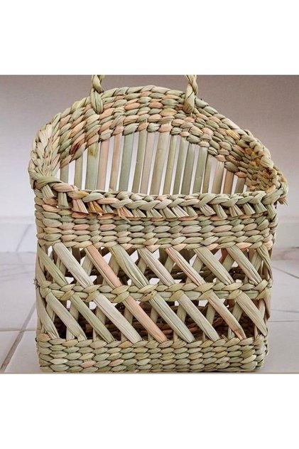Natural Wicker Basket Organizer, Bathroom Organizer, Kitchen Organizer, Decorative Basket