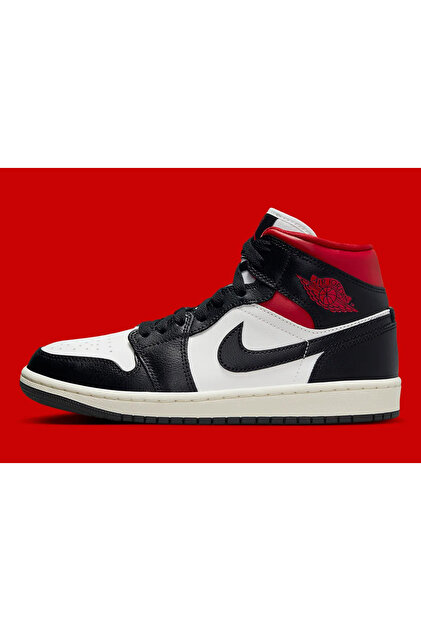 Nike Erkek Air Jordan 1 Mid Gym Red Panda - Fiyatı, Yorumları