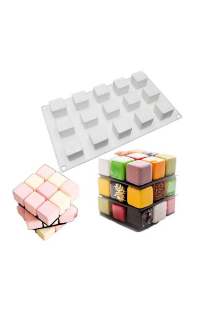 Silicone Cube Cake Mold