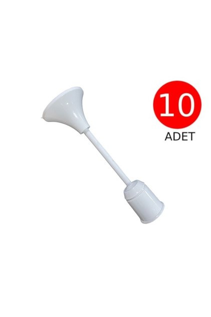 Porselen Asma Duy Takımı Tij Takımı E27 E-27 Duy Muhafazalı Sarkıt Duy Tekli Avize 10 Adet