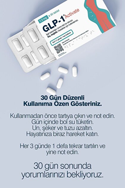 GLP -1 tablet gıda takviyesi
