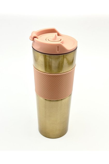 304 Çelik French Press Coffee Mug Çift Katmanlı Kaliteli Termos GLY-543 Thermos
