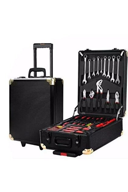 forces 186 Parça Metal Kasa Full Set Tekerlekli Profesyonel Alet