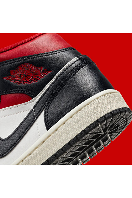 Nike Erkek Air Jordan 1 Mid Gym Red Panda - Fiyatı, Yorumları