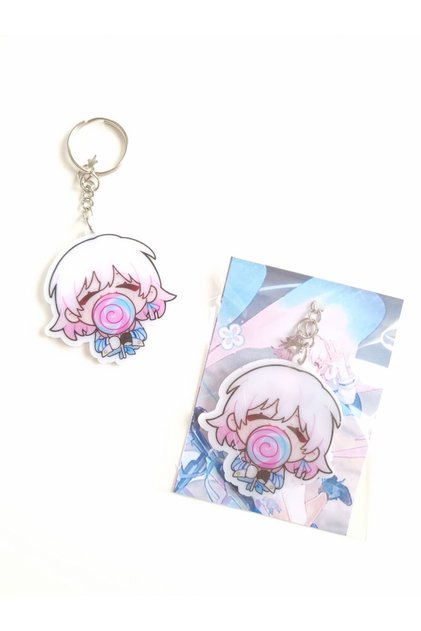 Honkai Star Rail March 7Th Bag Ornament/Keychain (1 Pcs)