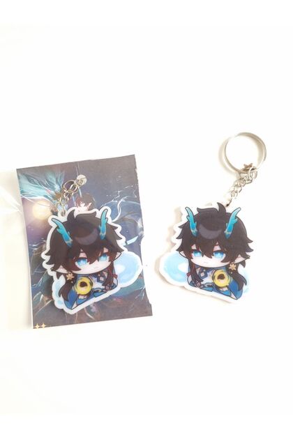 Honkai Star Rail Dan Heng Imbibitor Lunae Bag Ornament/Keychain (1 Pcs)