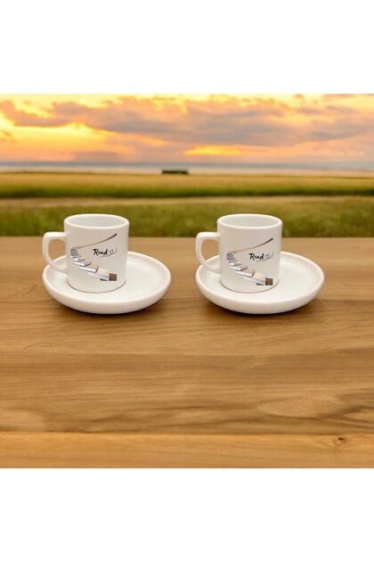 Double Read Turkish Coffee Cup - Espresso Coffee Cup Set