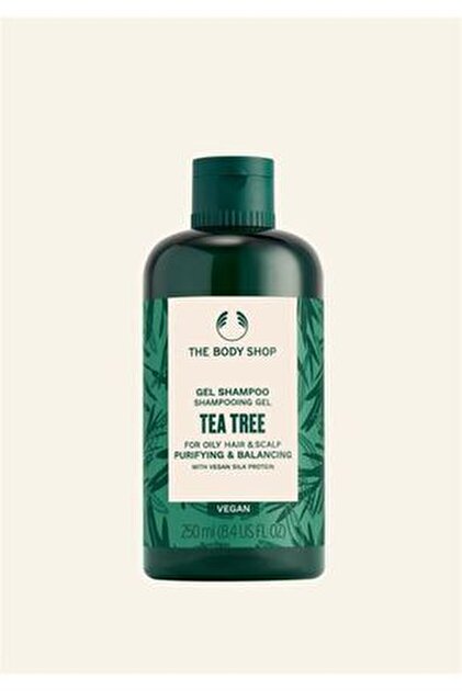 GREEN TEA BODY SHAMPOO 3個セット THE BODY SHOP Çay Ağacı Tea Tree Yağlı Saçlara Özel Arındırıcı Ve
