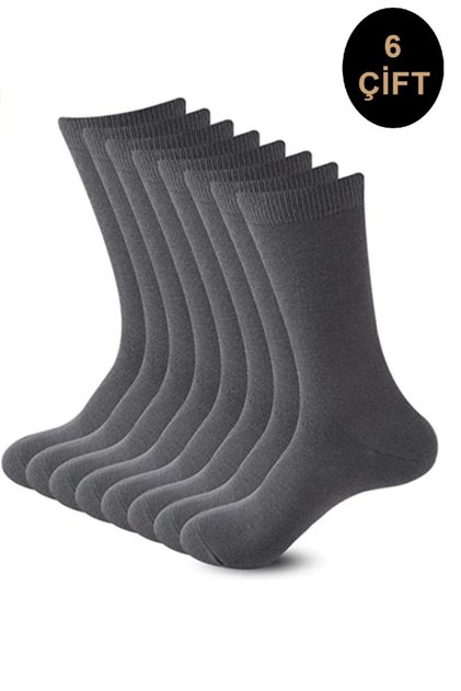 Unisex Bamboo Seamless Socks Smoked Color 6 Pairs