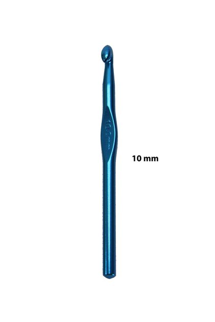 Metal Tığ Yün Penye Makrome Örgü No: 10 Mm (15 CM) 1 Adet