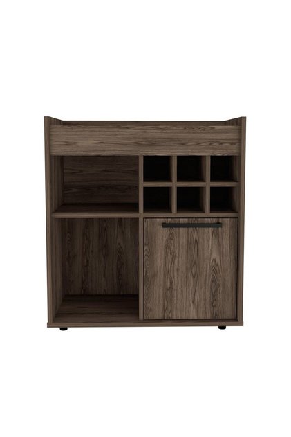 Ahşap kapaklı rustik mini bar