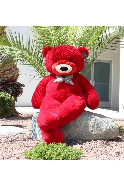 150 Cm Plush Bear with Bow Tie - Giant Size, 100% Domestic - Special Gift for Lover
