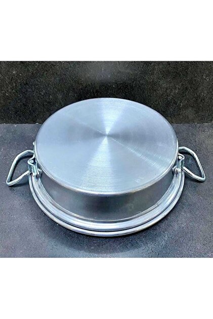 Yıldız çelik Alüminyum metal kulp kapaklı kızartma ve pilav tavası