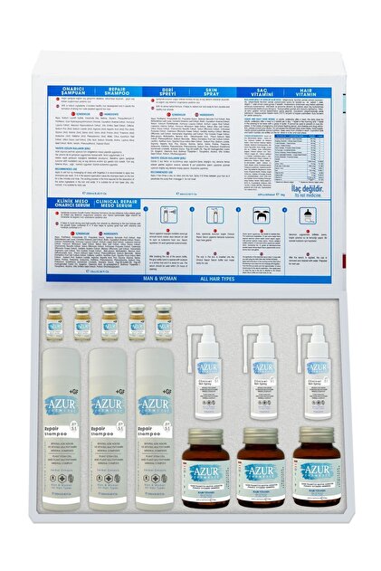 Azur Cosmetic Profesyonel Saç Bakım Ve Onarım Seti - Fiyatı, Yorumları