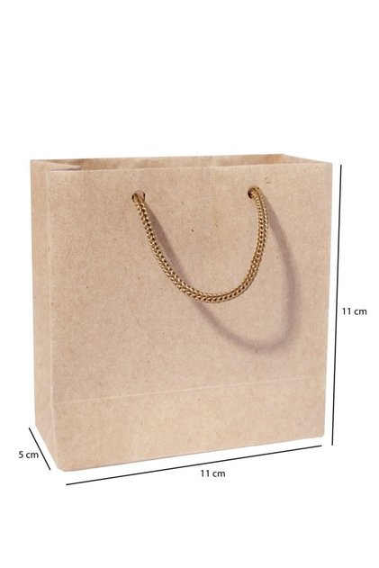 Geanta Carton Kraft 11x11 Cm 50 Bucati