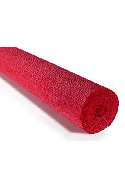 Italian Crapon Paper No:580 - Flame Red - Red 180 Gr50x250 cm