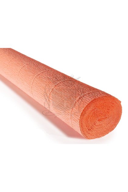 Italyan Krapon Kağıdı No:617 - Somon - Coral Charm Peony 180 Gr. 50x250 Cm