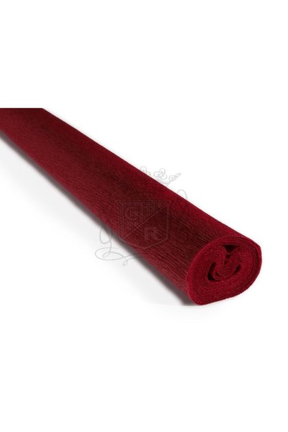 Italian Crapon Paper No:364 - Dark Red - Red Vine 90 Gr50x150cm