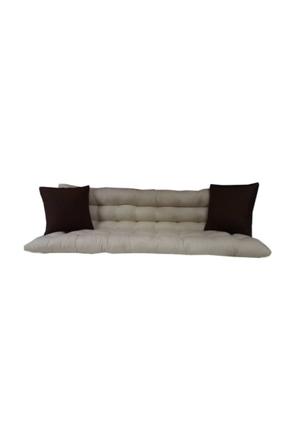 Salıncak Minderi Arkalıklı Açık Bej Renk 50x150 cm