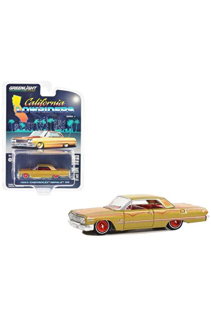 Greenlight 1963 Chevrolet İmpala SS 1/64 Ölçek Greenlight Diecast