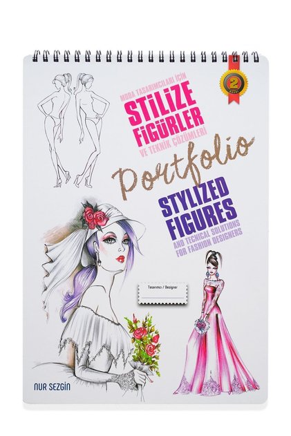 Moda Tasarımcıları Için Stilize Figürler Ve Teknik Çözümleri A3 ( Büyük Boy)