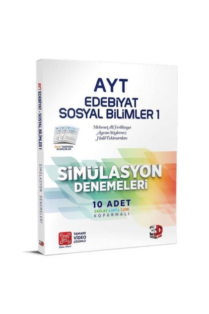 Ayt Edebiyat Sosyal Bilimler 1 Simülasyon Denemeleri