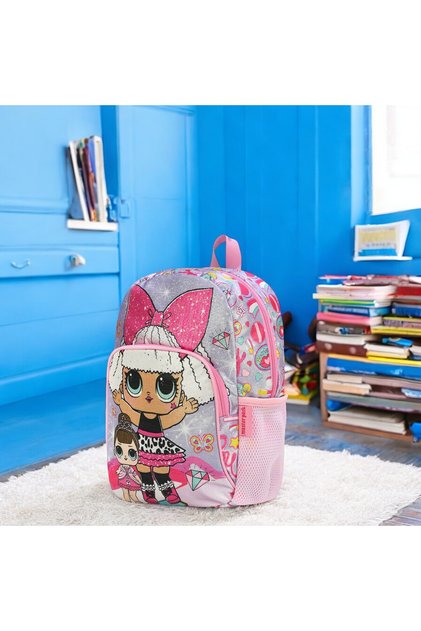 Girl's Backpack Waterproof with Water Bottle Holder 2 Compartments Preschool