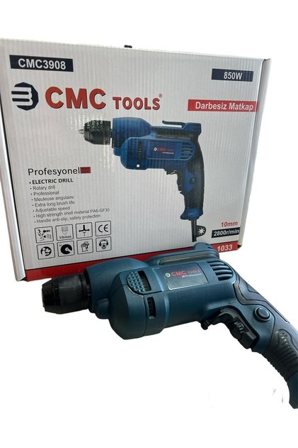 Kablolu Darbesiz Vidalama Matkap Cmc1033 Anahtarlı Yok 6 Volt 700-1000 Watt Darbesiz 2 Yıl 1 Yok 2