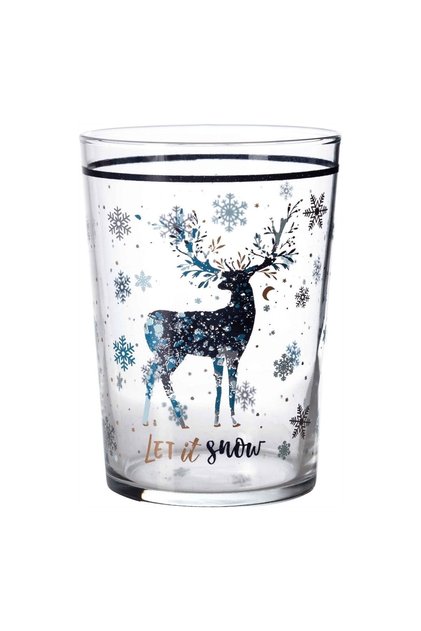 Blue Let It Snow Soft Drink Cup
