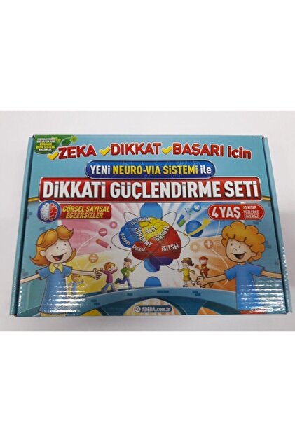 Dikkati Güçlendirme Seti Anasınıfı 4 Yaş Neuro Vi Sistemi Ile