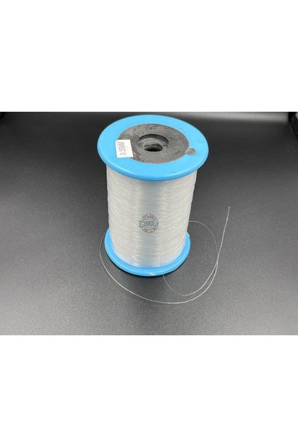 0.35 mm Şeffaf Düz (Lastiksiz) Misina Esnemeyen Takı Yapımı Aksesuar (500 Metre)
