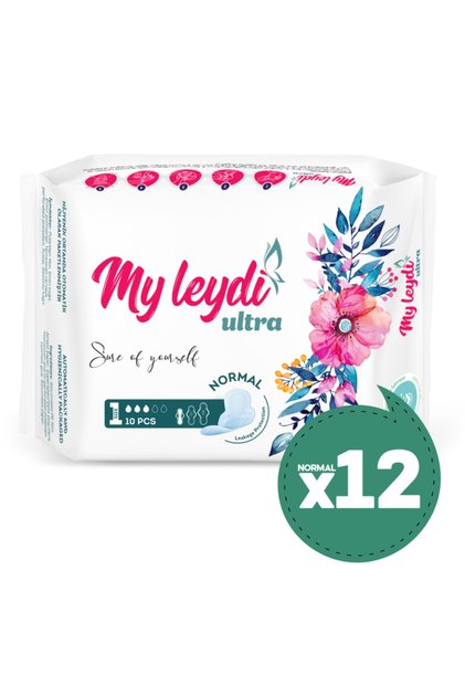 Ultra Hygienic Pad Normal 120 Pieces (12 Packs)