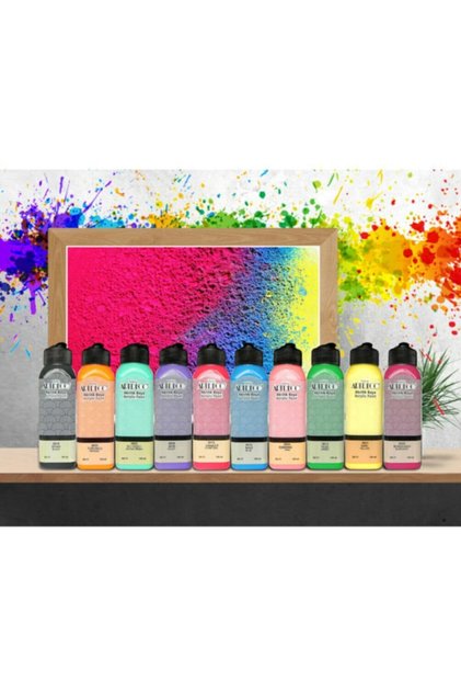 140 Ml Ana Renkler Akrilik Boya Set