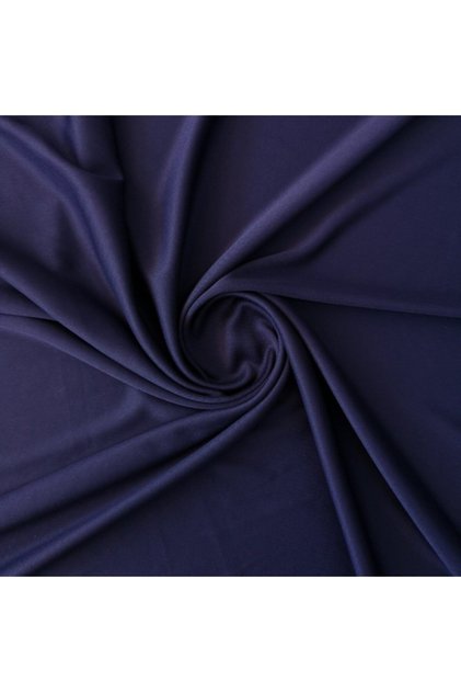 70 Denier Combed Cotton Jersey Lining Fabric Navy Blue