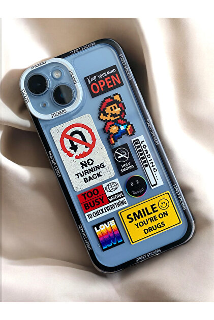 Merwish iPhone 13 and 14 Compatible Super Mario Patterned 0.2 mm Transparent Silicone Case with Camera Protection- Trendyol Merwish iPhone 13 and 14 Compatible Super Mario Patterned 0.2 mm Transparent Silicone Case with Camera Protection- Trendyol