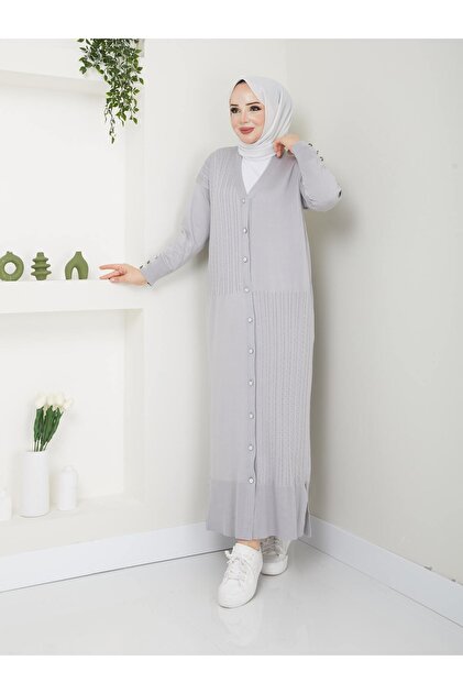 Miraystyle Tam Boy Merserize Soğuk İplik Hırka - Fiyatı, Yorumları