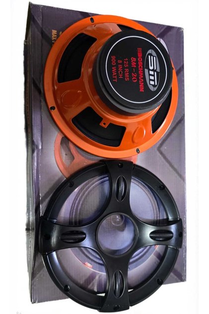BOSCHMANN 20 CM MİDRANGE 900WATT AMFİ UYUMLU 2 ADET KAPAKLI