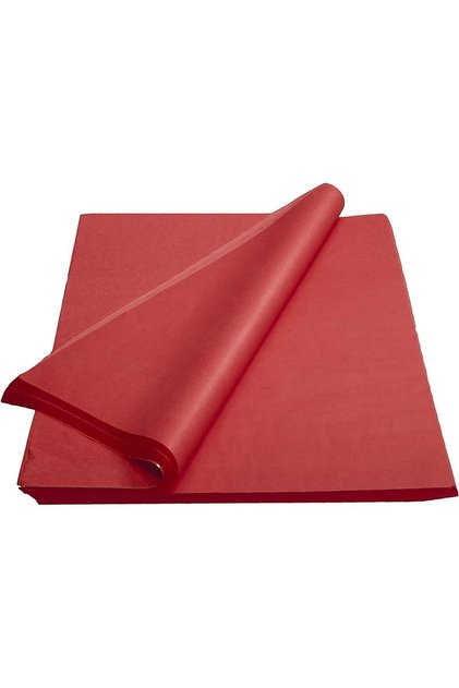 Red Pelur Paper 1kg 50x70 Cm - Economic Series - 130-135 Sheets