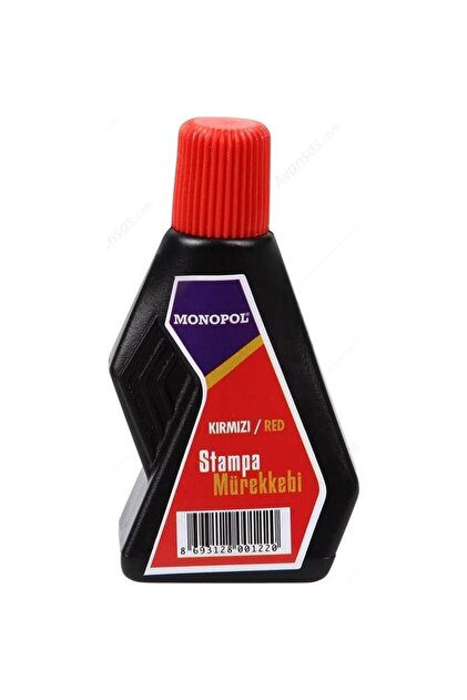 Monopol Istampa Mürekkebi 30 ml Kırmızı